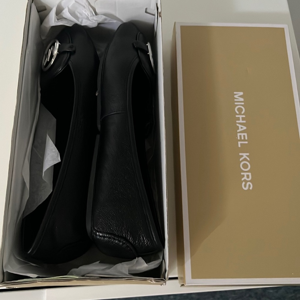 Michael Kors leather Lillie moccasin